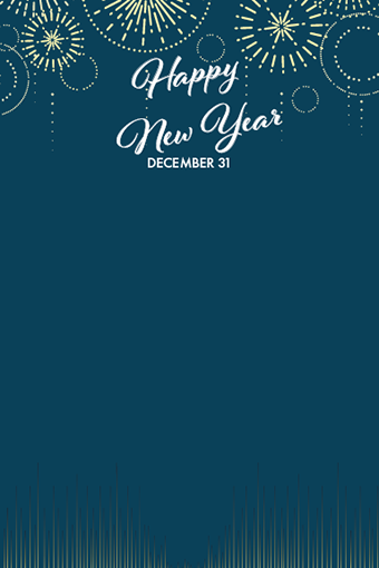 New Years Eve table tent